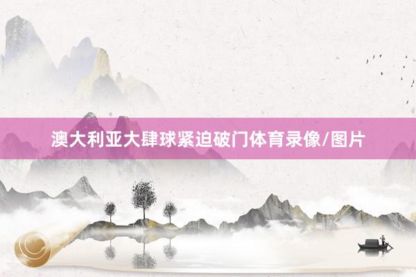 澳大利亚大肆球紧迫破门体育录像/图片