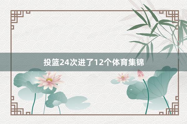 投篮24次进了12个体育集锦