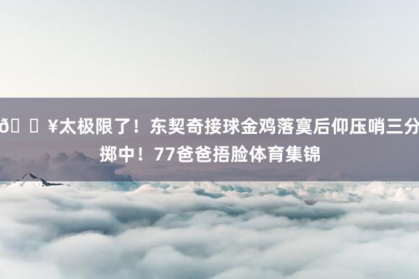 💥太极限了！东契奇接球金鸡落寞后仰压哨三分掷中！77爸爸捂脸体育集锦